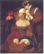 George Willison Lady Jane Grey Preparing for Execution oil painting on canvas